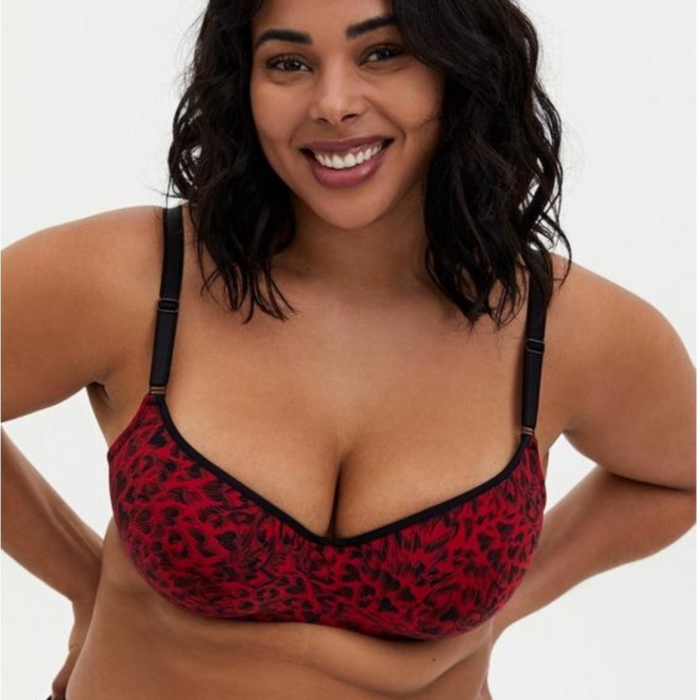 Red Leopard Bra 😍